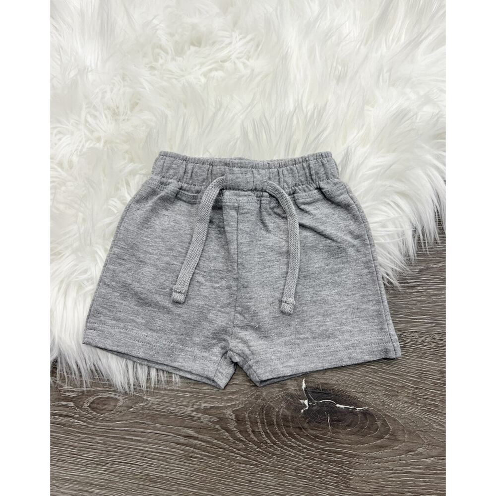 Mish Boys Distressed Heather Grey Shorts Size 3month